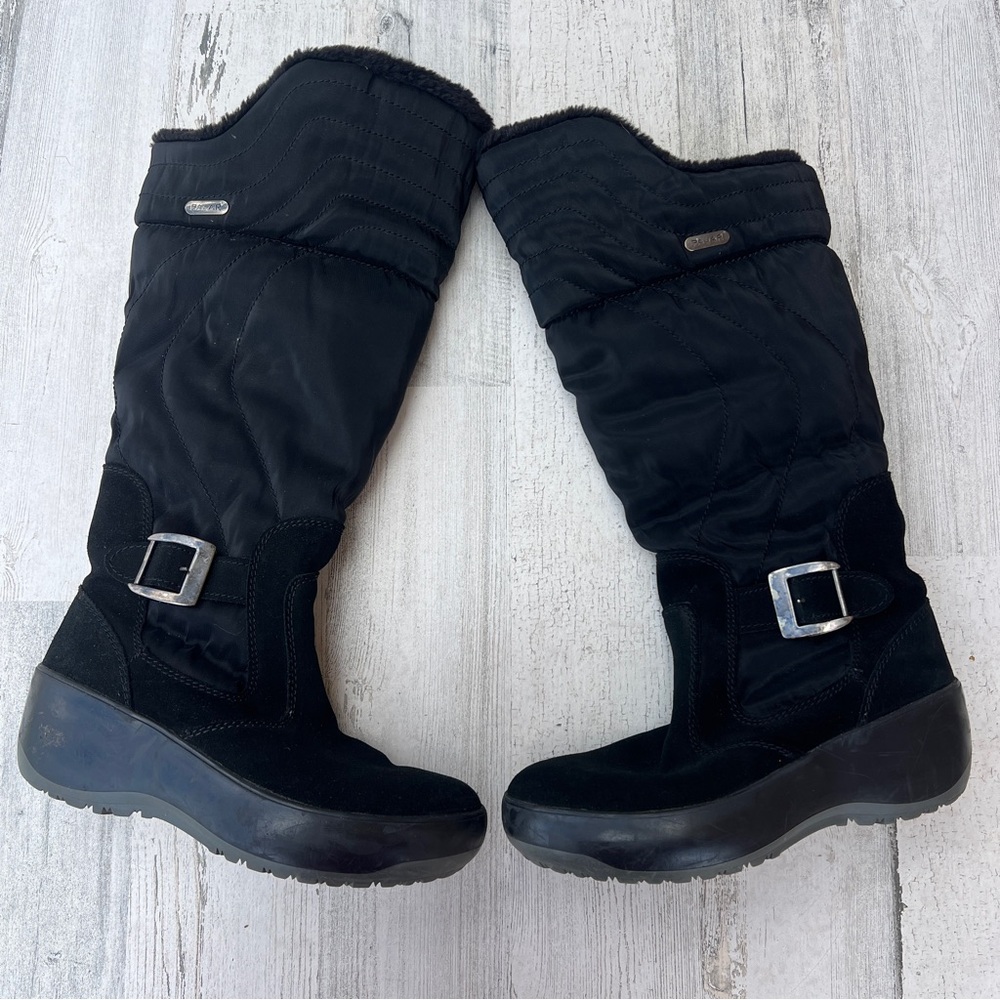 Pajar Womens Snow Winter Rain Boots Black Fur Lined Size 36 EU Outdoor Gorpcore